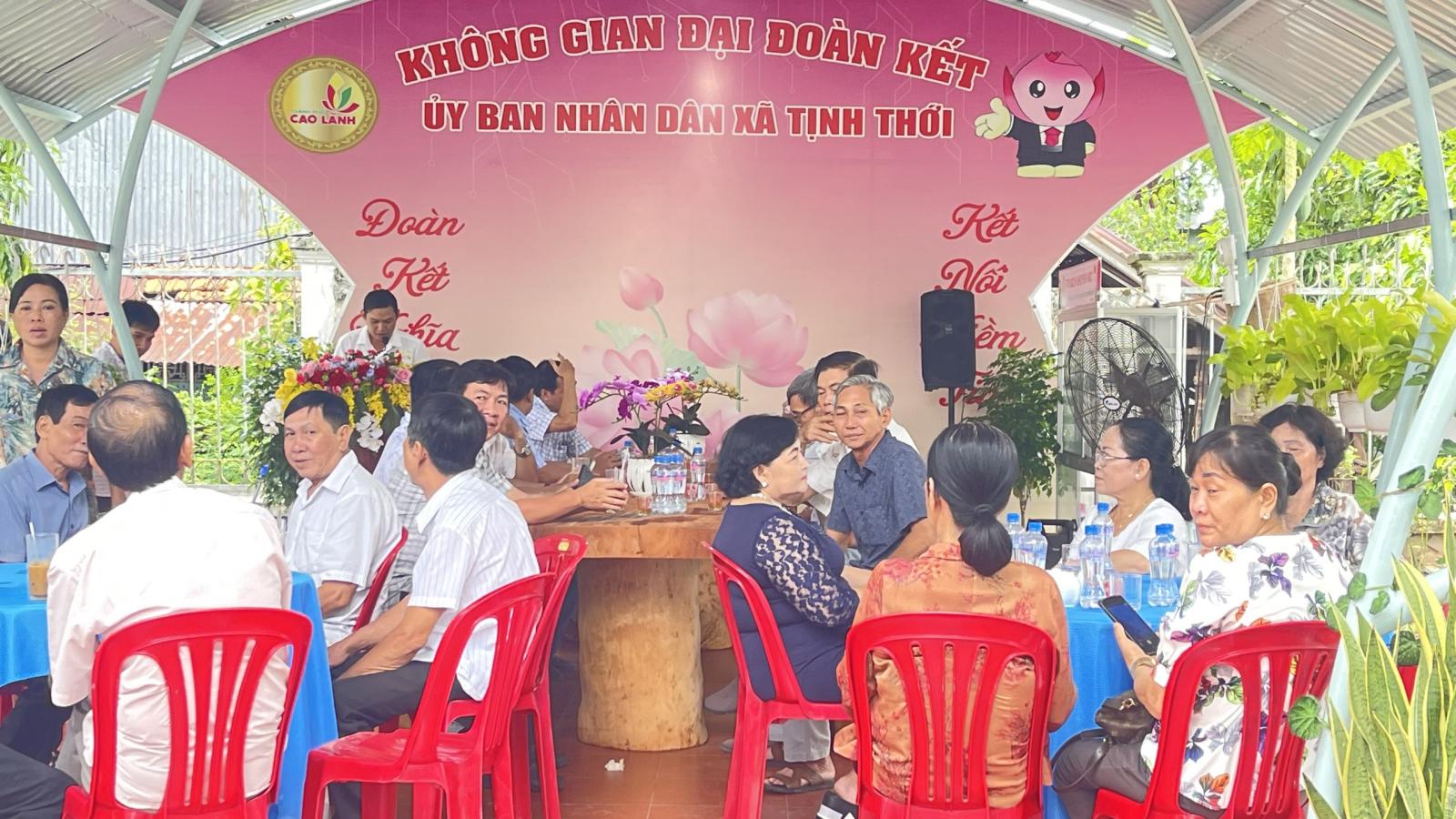 RA MẮT KHÔNG GIAN ĐẠI ĐOÀN KẾT XÃ TỊNH THỚI