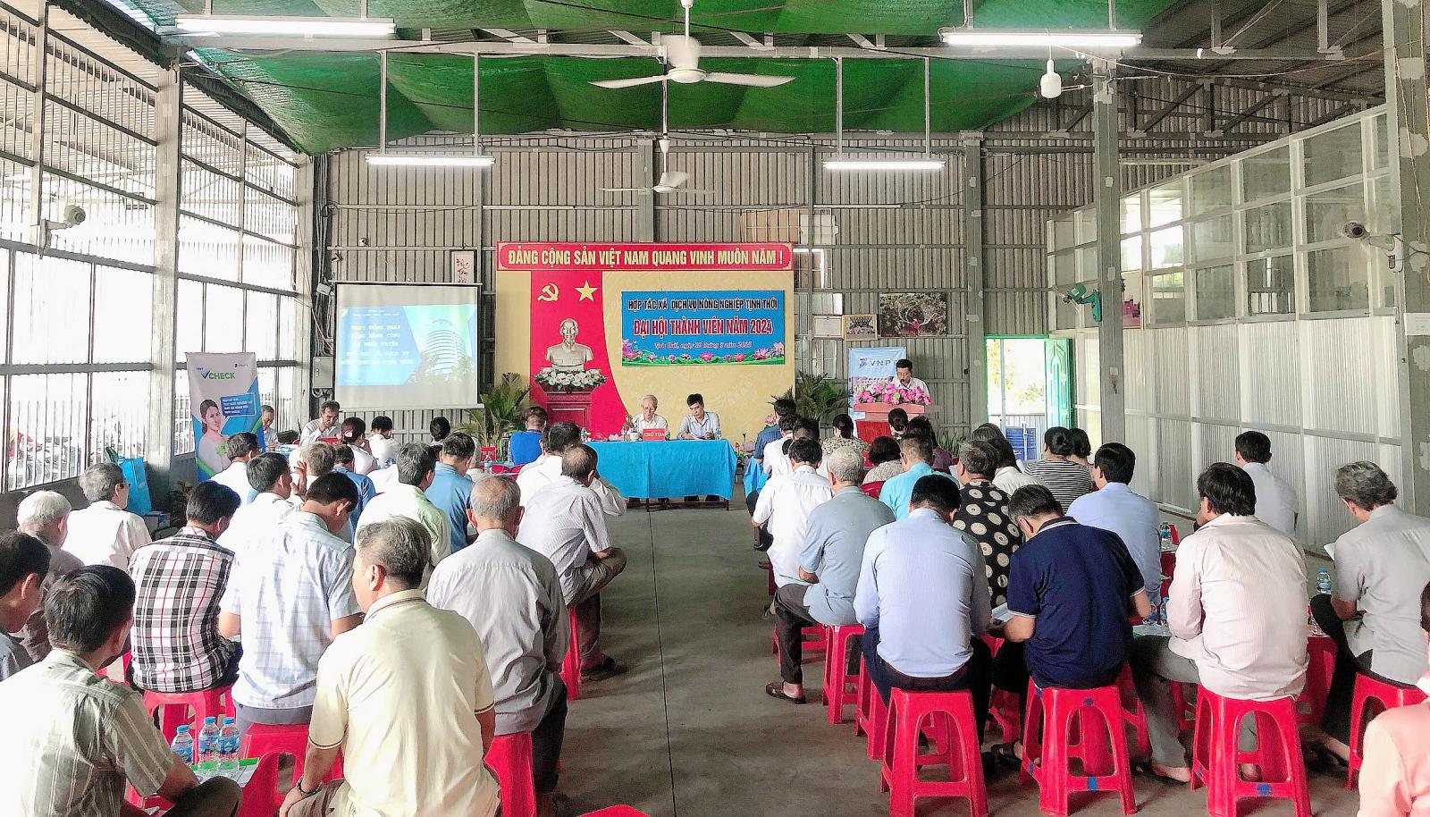 XÃ TỊNH THỚI: HỢP TÁC XÃ DỊCH VỤ NÔNG NGHIỆP TỊNH THỚI  TỔ CHỨC ĐẠI HỘI THƯỜNG NIÊN NĂM 2024